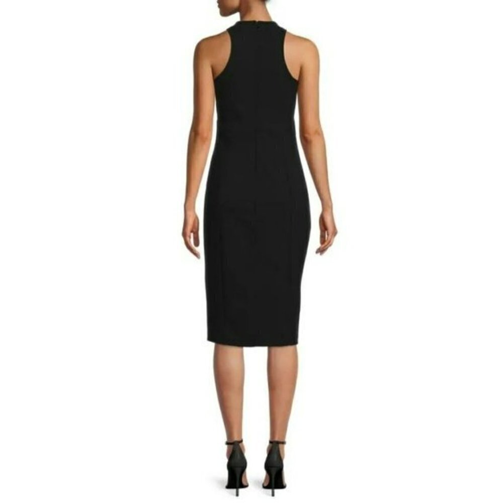 NWT RACHEL RACHEL ROY Women's Riley Keyhole Front Side Slit Midi Dress - Picture 3 of 6